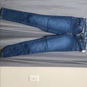 High rise skinny jeans